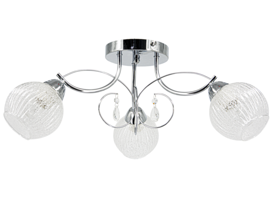 Oprawa oświetleniowa 3-płomienna E27 chrom 8964/3