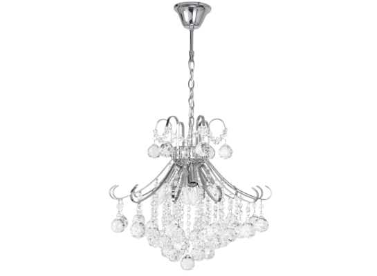 Oprawa oświetleniowa 4-płomienna E14 chrom 6245/4