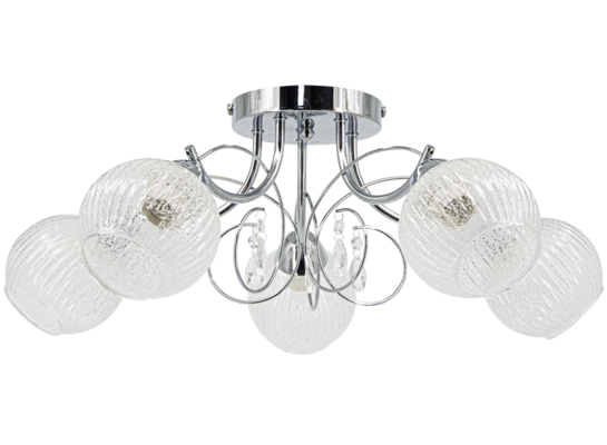 Oprawa oświetleniowa 5-płomienna E27 chrom 8964/5