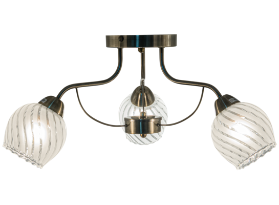 Oprawa oświetleniowa 3 płomienna E27 mosiądz 8979/3