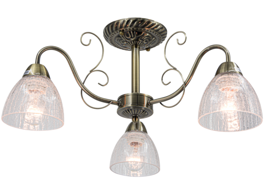 Oprawa oświetleniowa 3 płomienna E27 mosiądz 9070/3