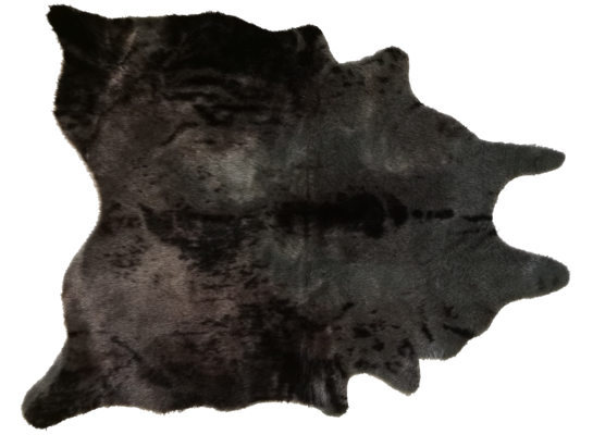 Dywan Sztuczne Futro Rodeo 85 x 105 cm ciemnobrązowy