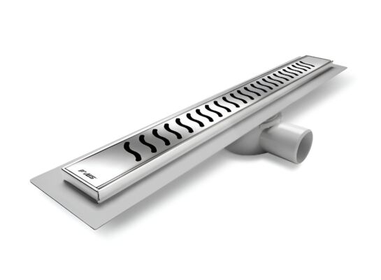 Odwodnienie liniowe Axus standard rynna ABS L- 700 mm fala