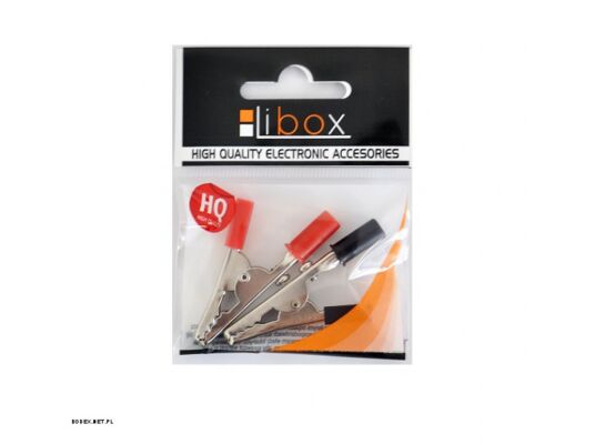 Krokodylek Banan czarny i czerwony 2 sztuki