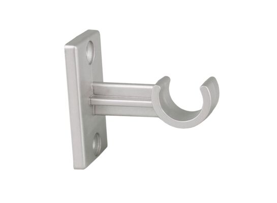 Wieszaki samoprzylepne do karniszy Cafe srebrny mat Bojanek