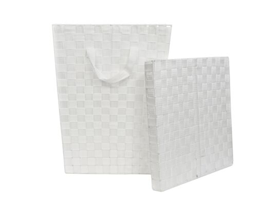 Kosz na pranie Modena biały