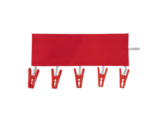 Wieszak z klamerkami mix kolorów