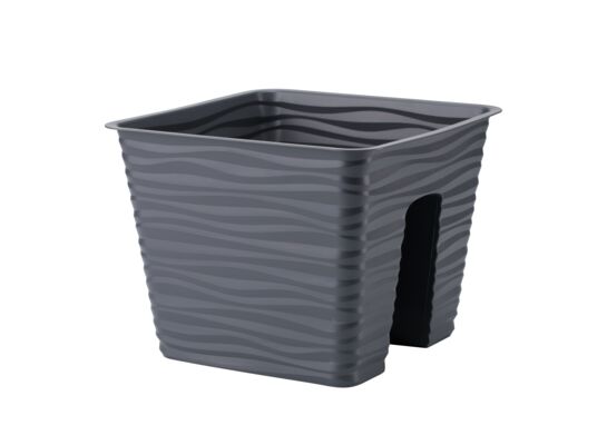 Donica balustradowa Sahara 27 cm antracyt