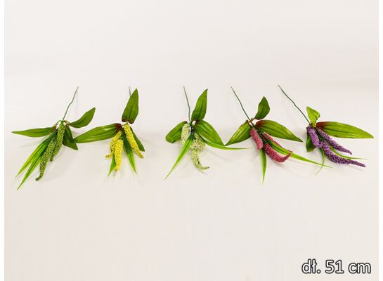 Gałązka ozdobna pojedyncza 51 cm