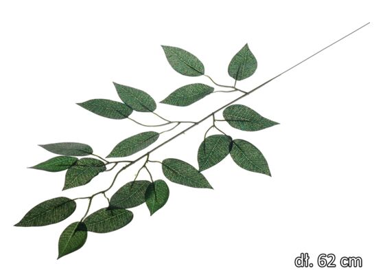 Liść fikusa gałązka 62 cm