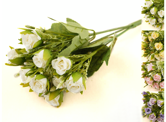 Róża bukiet 32 cm x 5