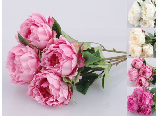 Peonia bukiet 57 cm x 5