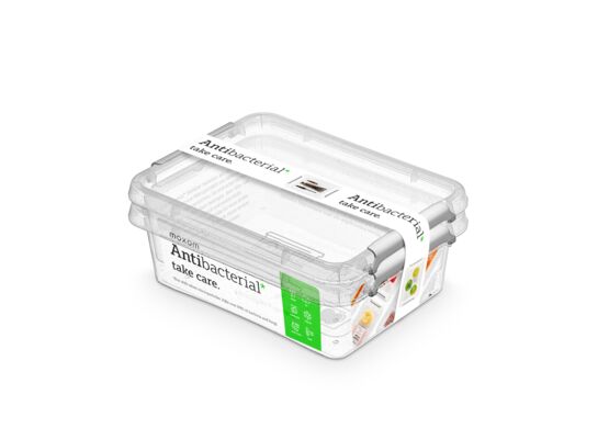 Pojemniki Antibacterial set 2 x 1,15 l Moxom