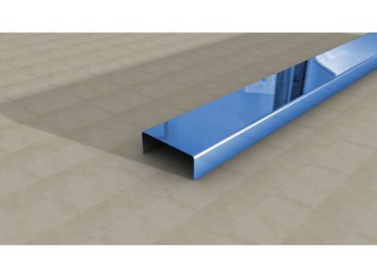 Listwa ze stali nierdzewnej 0,6 x 1,0 x 244 cm BLUE N10