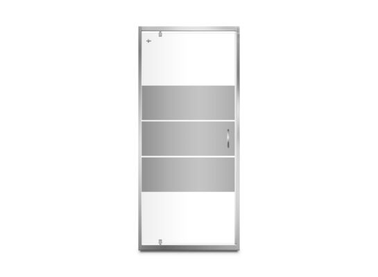 Ścianka prysznicowa Prato dekor lustrzany 80