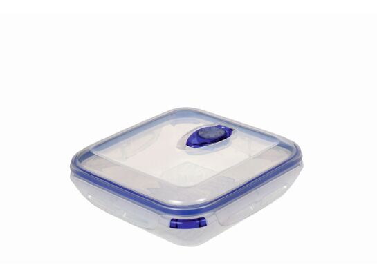 Pojemnik All-4-Fresh kwadratowy 1 l niebieski transparent keeeper