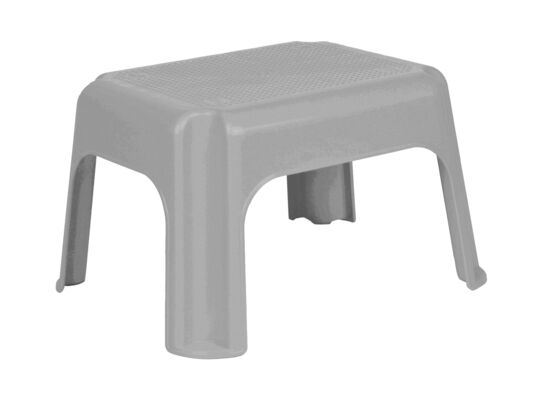 Taboret tim jasnosrebrny 36,5 x 30 x 24 cm keeeper