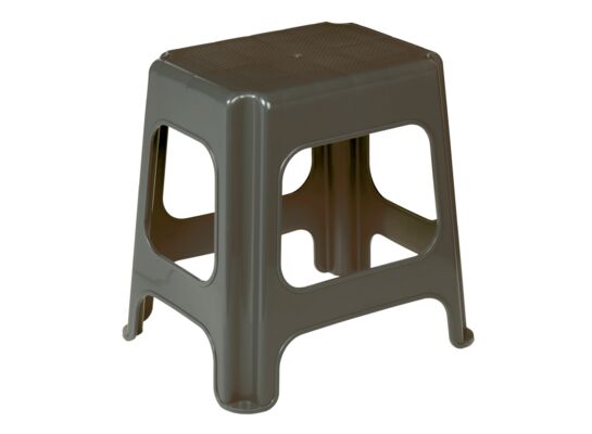 Taboret maxi max grafitowy 41 x 33,5 x 42,5 cm keeeper