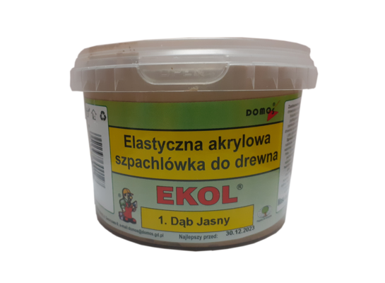 Elastyczna szpachlówka do drewna 1 kg Dąb Jasny EKOL