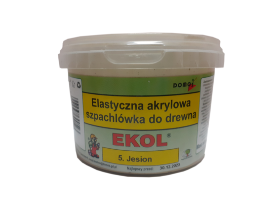 Elastyczna szpachlówka do drewna 1 kg Jesion EKOL