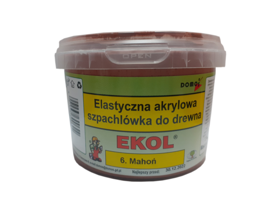 Elastyczna szpachlówka do drewna 1 kg Mahoń