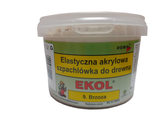 Elastyczna szpachlówka do drewna 1 kg Brzoza EKOL