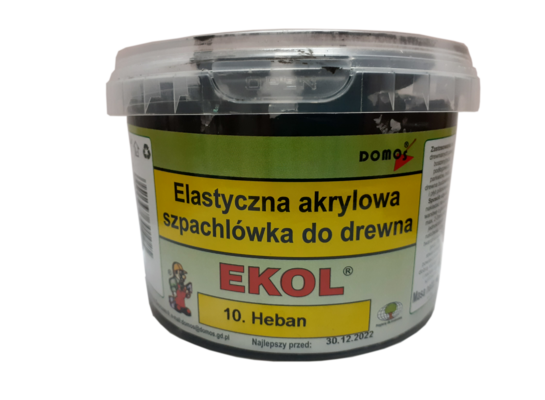 Elastyczna szpachlówka do drewna 1 kg Heban EKOL