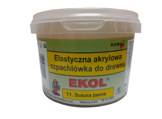Elastyczna szpachlówka do drewna 1 kg Sosna Jasna EKOL