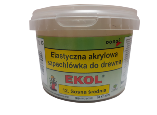 Elastyczna szpachlówka do drewna 1 kg Sosna Średnia EKOL