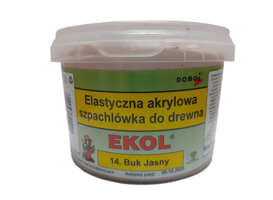 Elastyczna szpachlówka do drewna 1 kg Buk Jasny EKOL