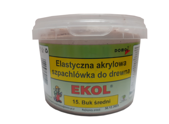 Elastyczna szpachlówka do drewna 1 kg Buk Średni EKOL