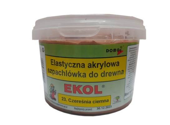 Elastyczna szpachlówka do drewna 1 kg Czereśnia Ciemna EKOL