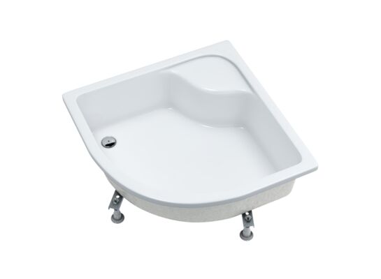 Brodzik półokrągły 90 x 90 x 41 cm Liveno