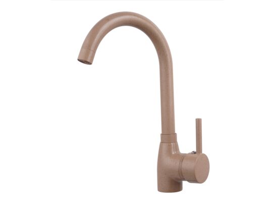 Bateria jednouchwytowa zlewozmywakowa sztorcowa LUNA LATTE