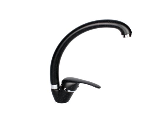 Bateria jednouchwytowa zlewozmywakowa sztorcowa czarna