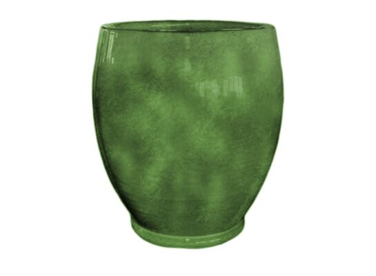 Donica szkliwo 45 x 43 mrozoodporna zieleń CERMAX