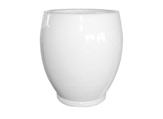 Donica szkliwo 45 x 43 mrozoodporna biała CERMAX