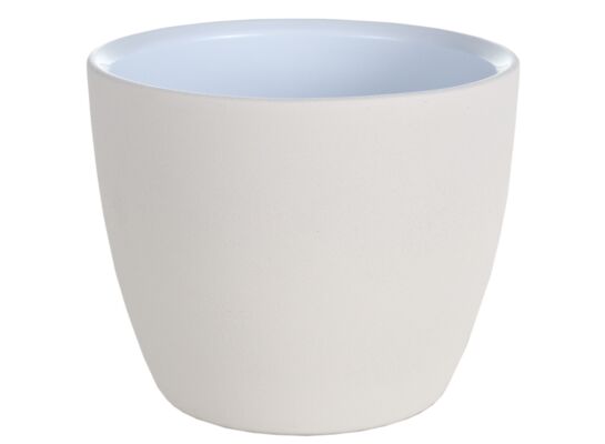 Osłonka ceramiczna 15 cm biały struktura CERMAX
