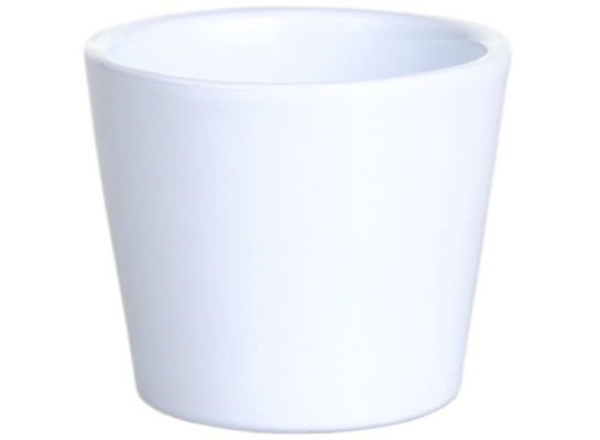 Osłonka ceramiczna 7 cm biała mat CERMAX