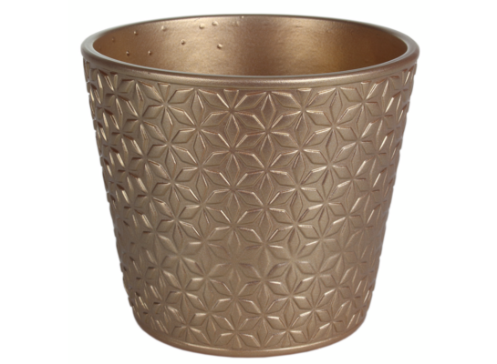 Osłonka ceramiczna 15 cm złoty perłowy CERMAX