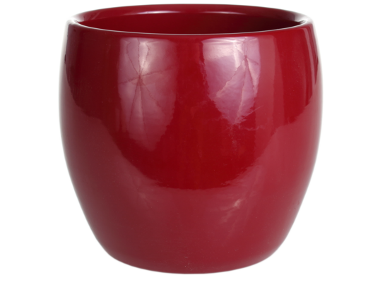 Osłonka ceramiczna 15 cm winna czerwień CERMAX