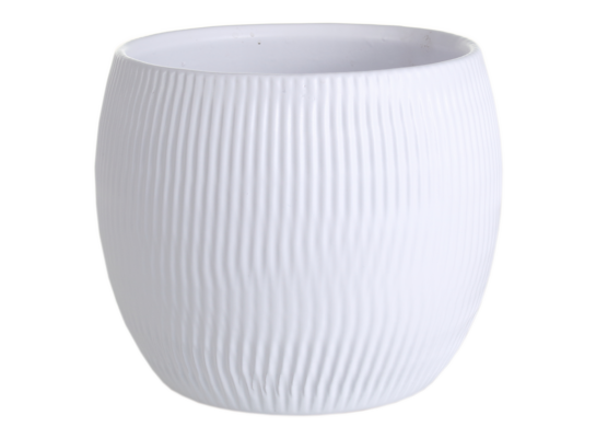 Osłonka ceramiczna 15 cm biała mat CERMAX