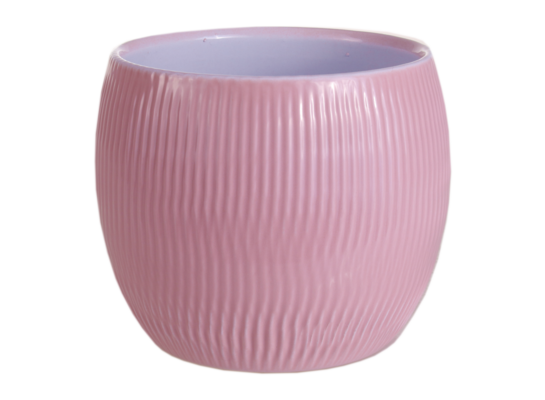 Osłonka ceramiczna 15 cm róż lazur CERMAX