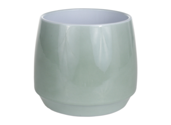 Osłonka ceramiczna 15 cm zielona szałwia CERMAX