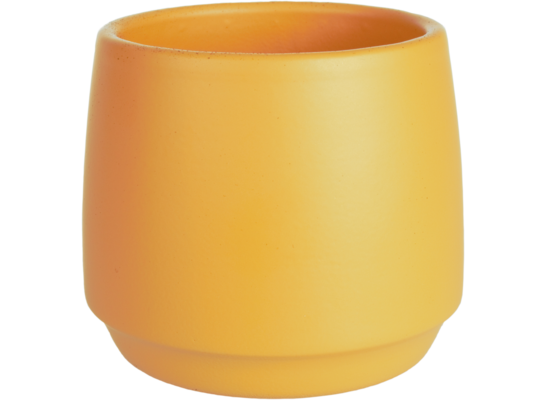 Osłonka ceramiczna 9 cm żółty mat CERMAX