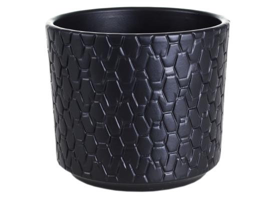 Osłonka cylinder ceramiczna 14 cm antracyt mat CERMAX