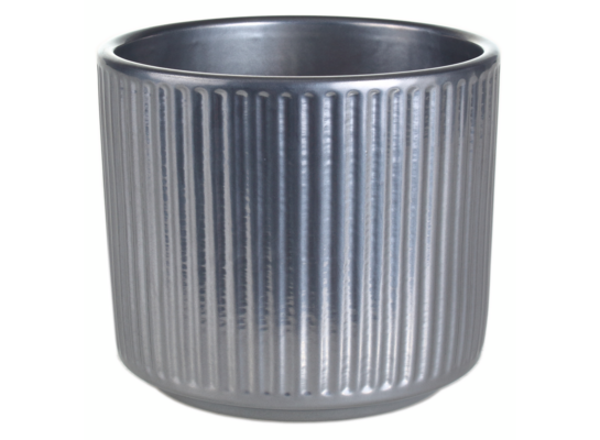 Osłonka ceramiczna cylinder 14 cm chrom