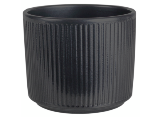 Osłonka ceramiczna cylinder 16 cm antracyt