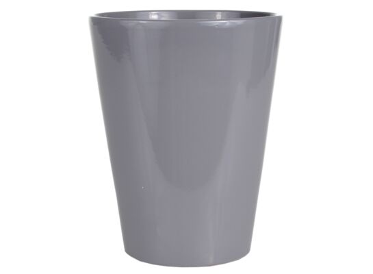 Osłonka storczyk calypso ceramiczna 13 cm jasny grafit CERMAX