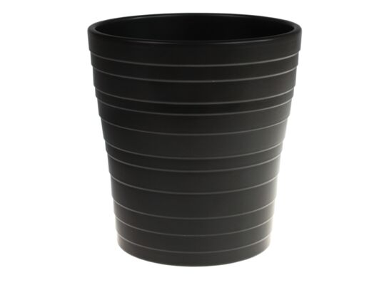 Osłonka storczyk ceramiczna 13 cm antracyt CERMAX